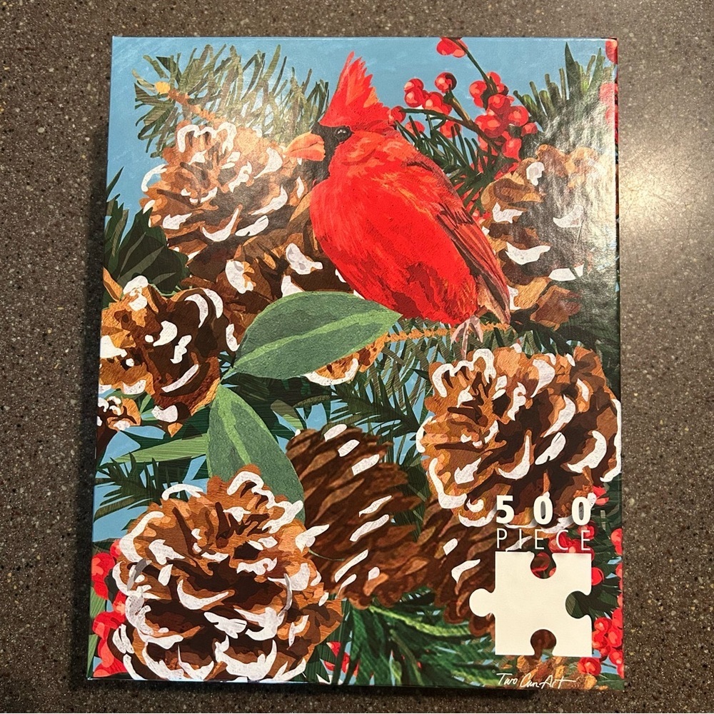 Allport Editions Winter Cardinal Puzzle